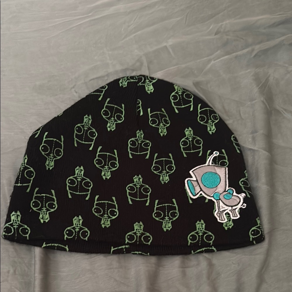 Black and Green Invader Zim Women’s Beanie 2007
